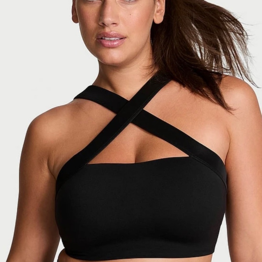 Victoria's Secret Black Cross-Strap Bralette